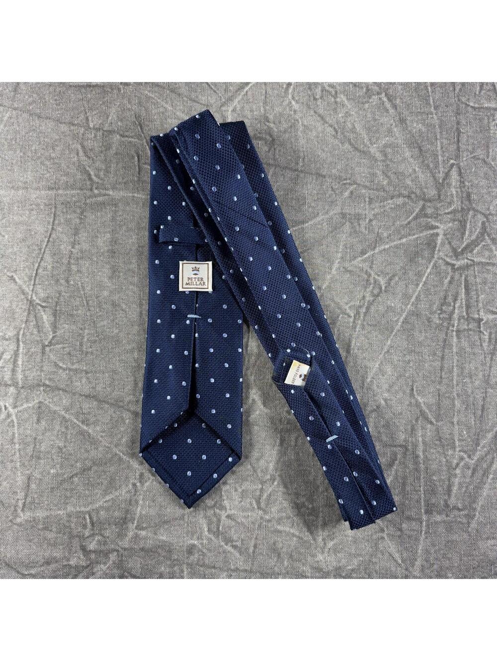 Peter Millar Tie Men's Blue Polka Dots